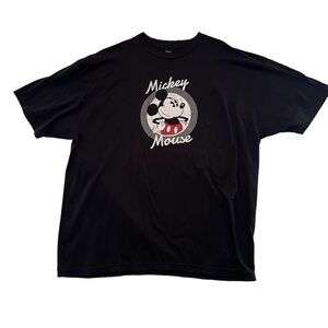 Disney Mickey Mouse Graphic Short Sleeve Black T-Shirt Men’s Size 5XL​​​​